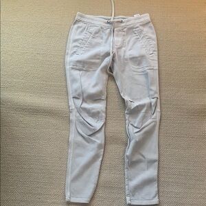 James Perse soft drape pants in light gray